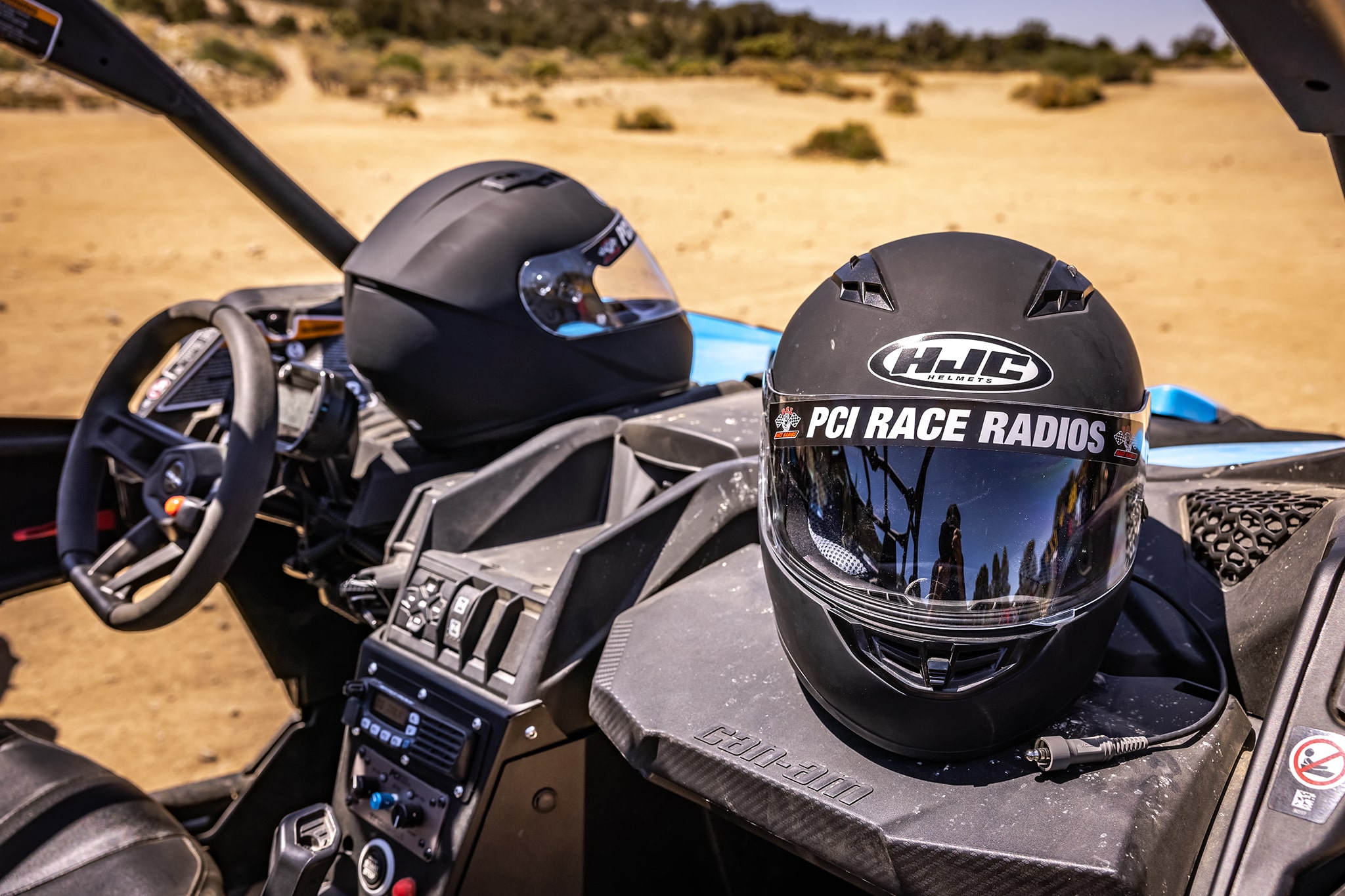 PCI Race Radio helmets